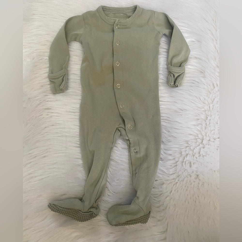 L’ovedbaby Cozy Sage Green One Piece 3-6M